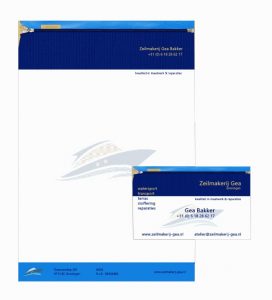 Ontwerp huisstijl Zeilmakerij Gea